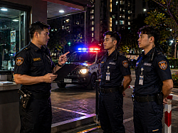 สายตรวจรปภจะเข้าตรวจพื้นที่ทั้งกลางวันและกลางคืนตามจำนวนพนักงานรักษาความปลอดภัยและเวรที่ทำหน้าที่ เพื่อช่วยตรวจตราการทำงานของพนักงานรักษาความปลอดภัยและตรวจตราพื้นที่จุดสุ่มเสี่ยงหรือจุดที่จะเป็นจุดคับขันเพื่อช่วยในงานรักษาความปลอดภัยให้มีความเข้มข้นและปลอดภัยมากยิ่งขึ้น